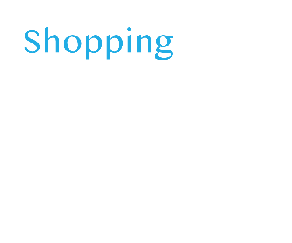 Shopping Shop ショッピング情報