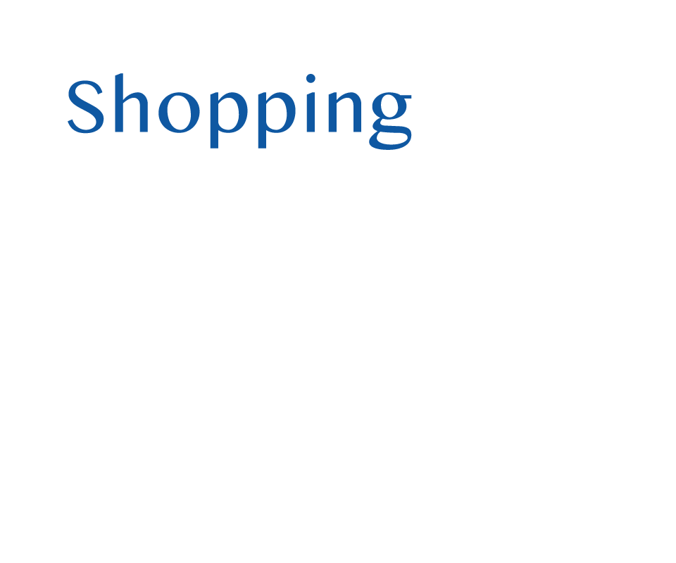 Shopping Shop ショッピング情報