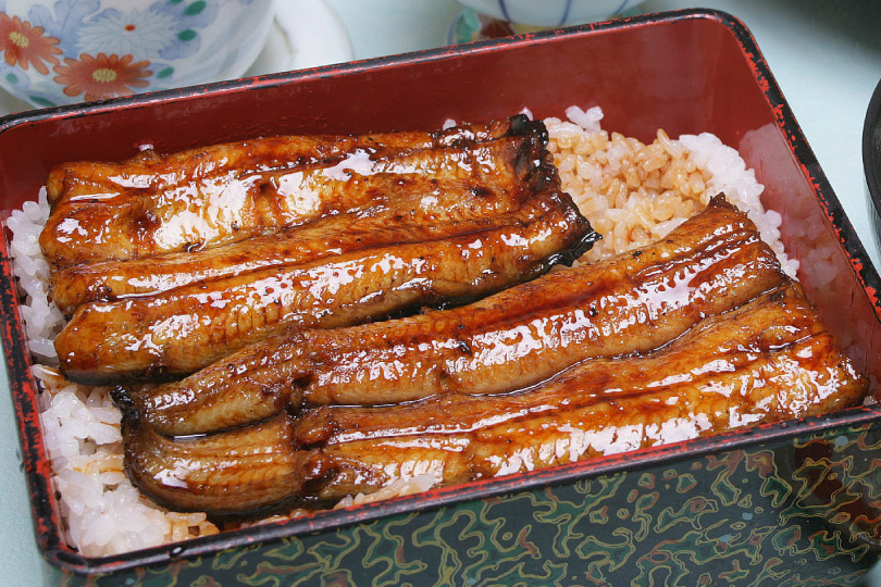 夏の三段重弁当