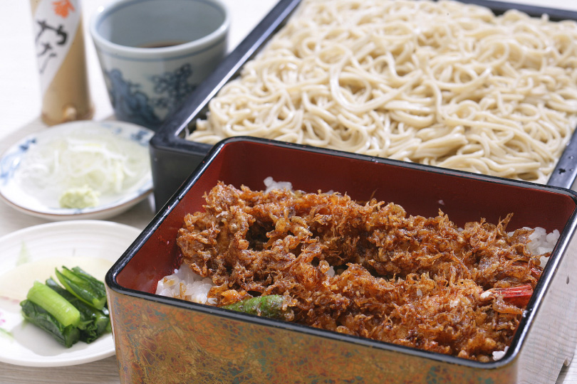天カレーそば