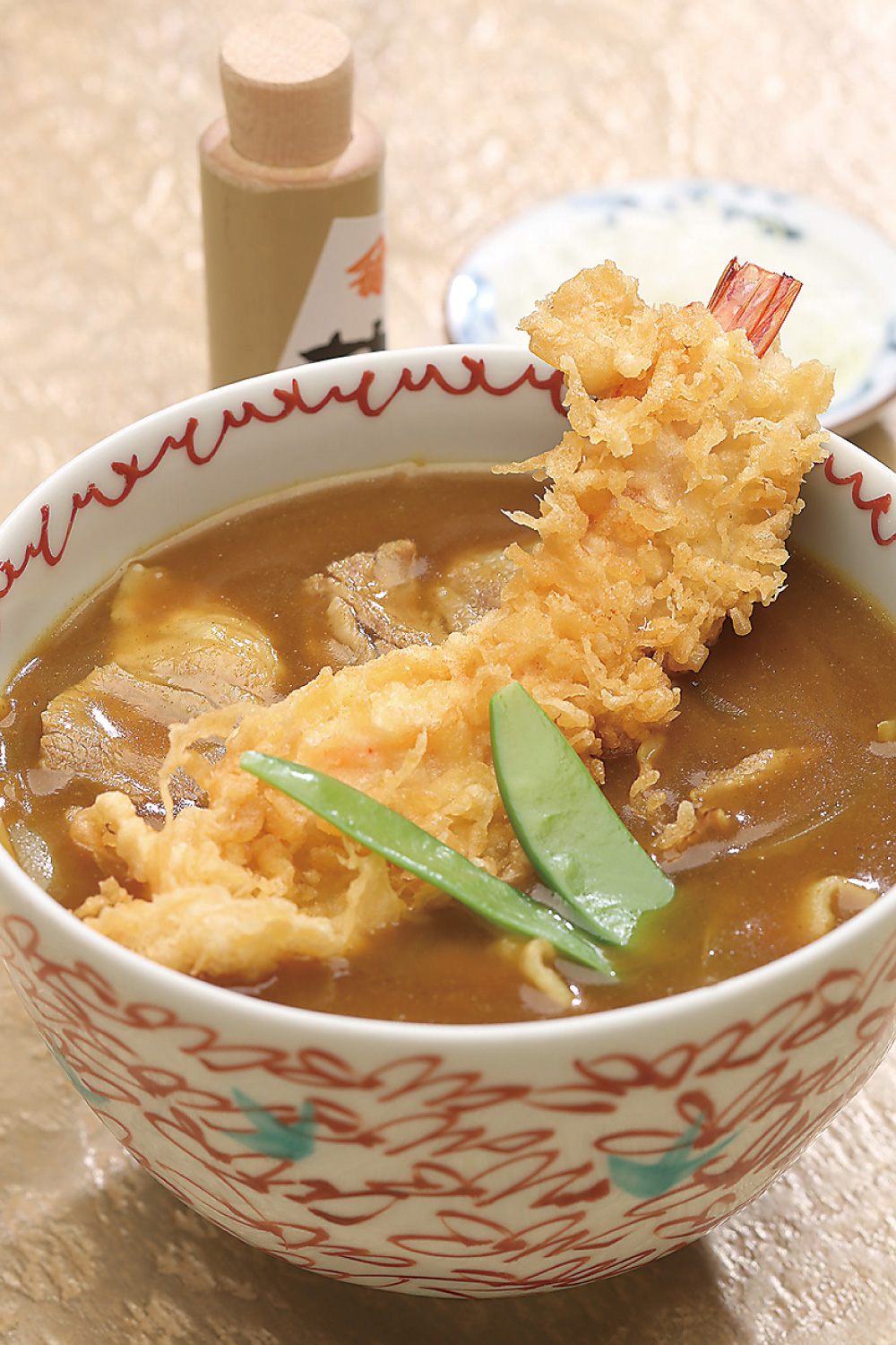 天カレーそば