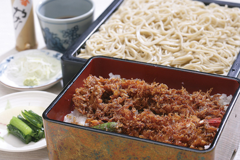 天カレーそば