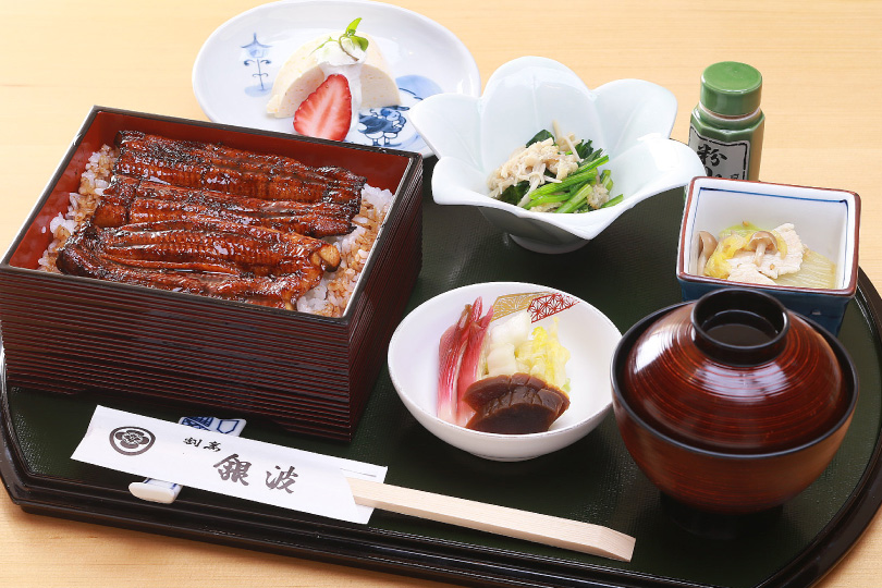 うな重御膳(松)<br />
うなぎ1本使用 5,170円