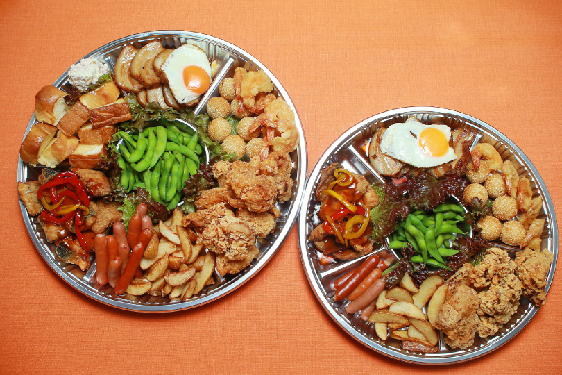 チャーシューエッグ定食 大盛