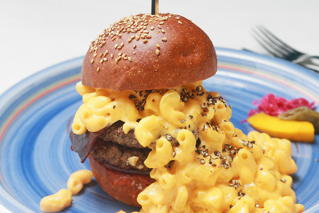 マカロニチーズバーガー