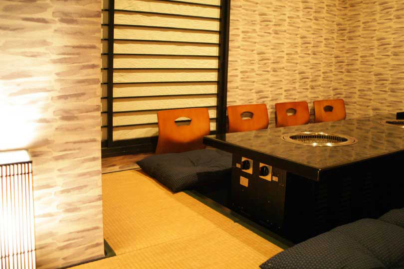 2階は全て掘りごたつ席です。ゆったりとした店内でお寛ぎ下さい