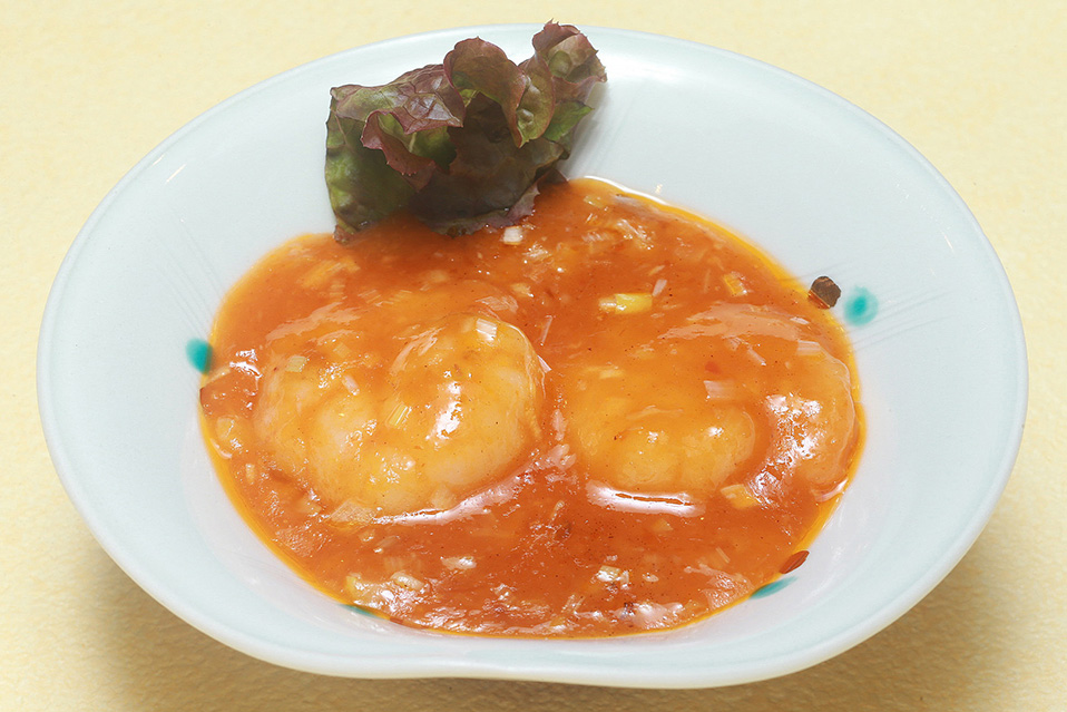 プラス500円で人気の特製エビチリが追加できます