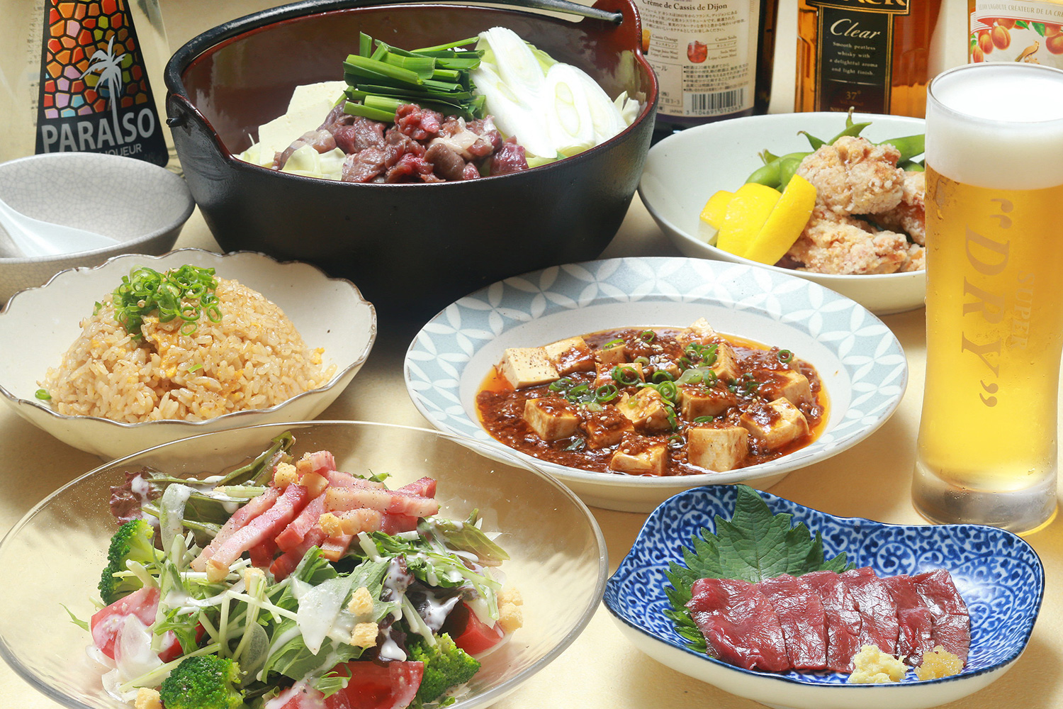 2時間飲み放題付おまかせ忘新年会コース