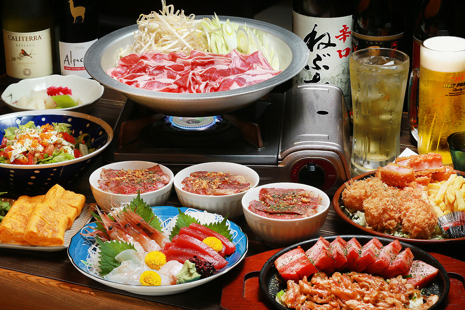 90分飲み放題付　 5,000円