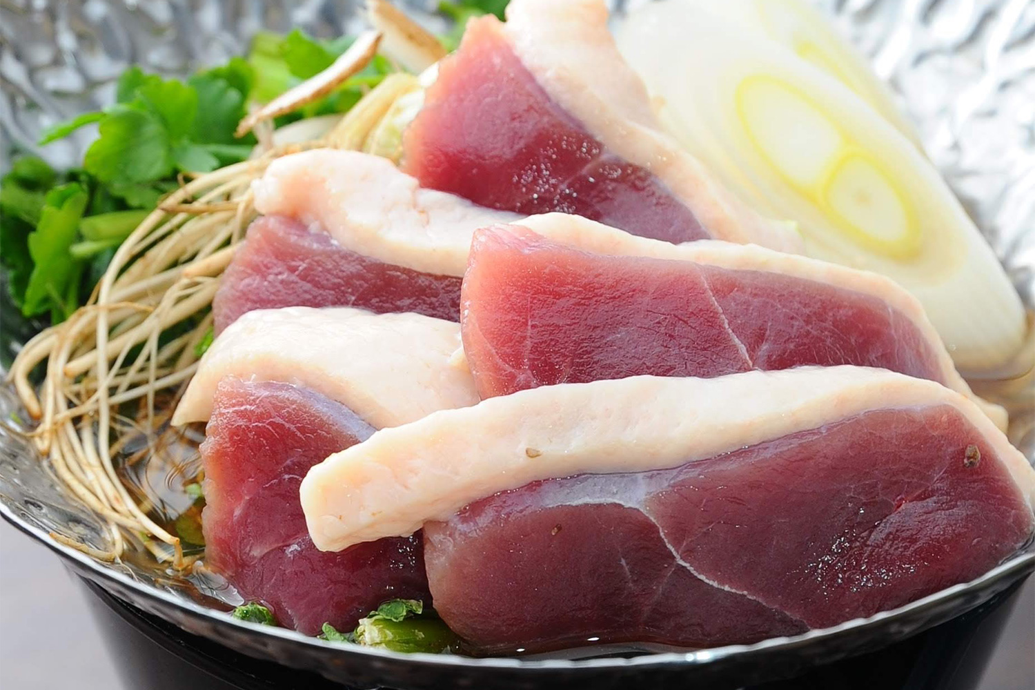 鴨とセリの鍋<br />
1,280円