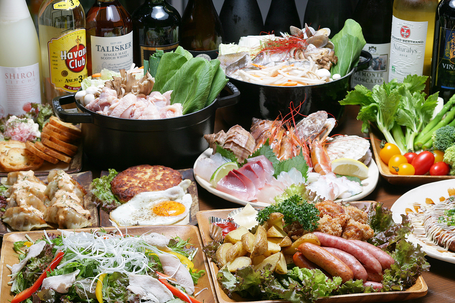 ボリューム満点！宴会コース<small>　 2時間飲み放題付</small>