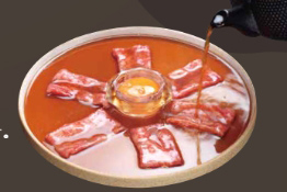 晃苑オリジナル！<br />
すき焼風ユッケ 1,500円