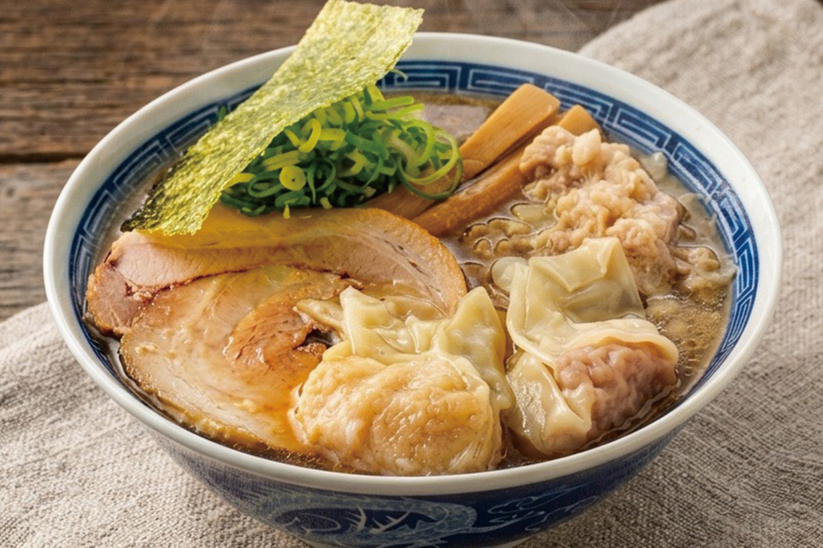 ふじたの中華蕎麦ワンタントッピング