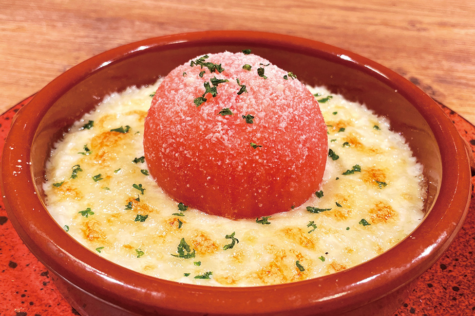 丸ごとトマトのクリームチーズリゾット<br />
1,400円