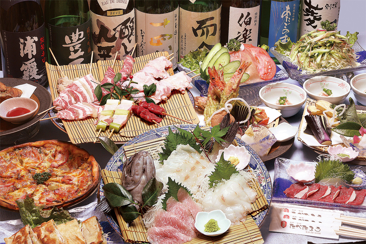 飲み放題付たべたろう夏のセレクトコース<small>（4名様より）</small>