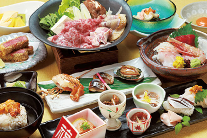 「青森自慢郷土コース」<br />
2時間飲み放題付き8,000円(込)
