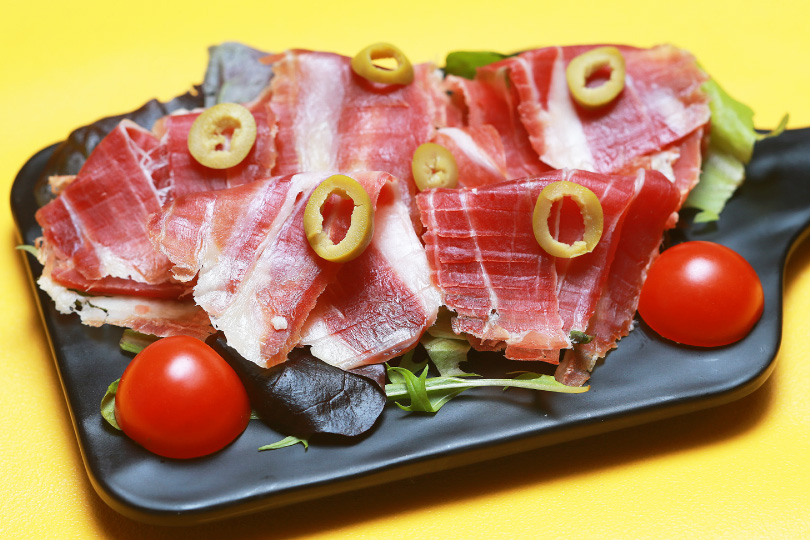 スペイン産生ハム 600円