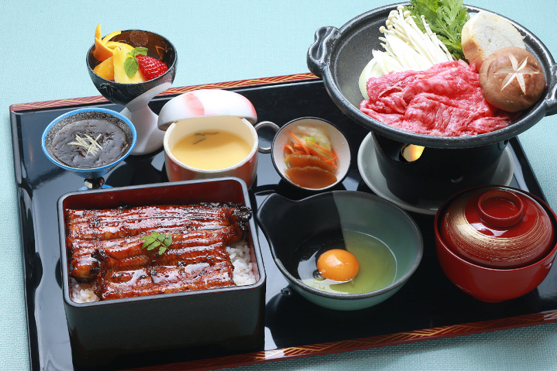 欲張りうなぎ膳A鹿児島県産うな重×県産牛すき焼き4,158円