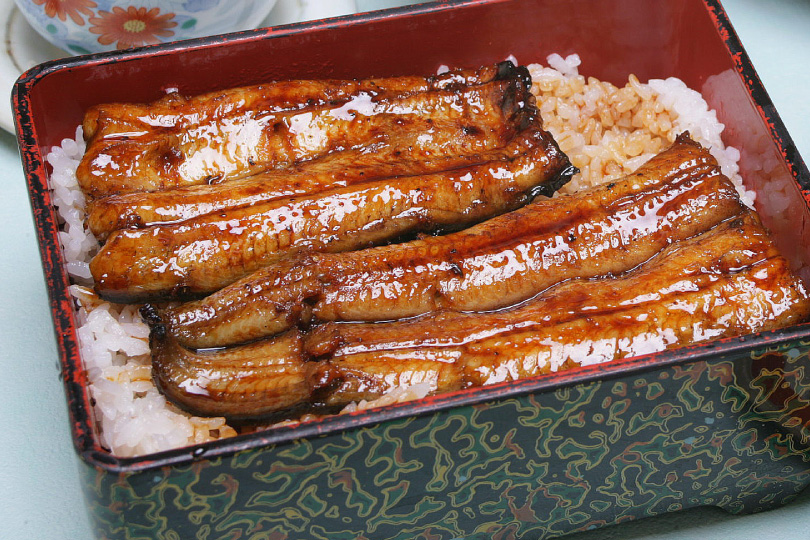 夏の三段重弁当